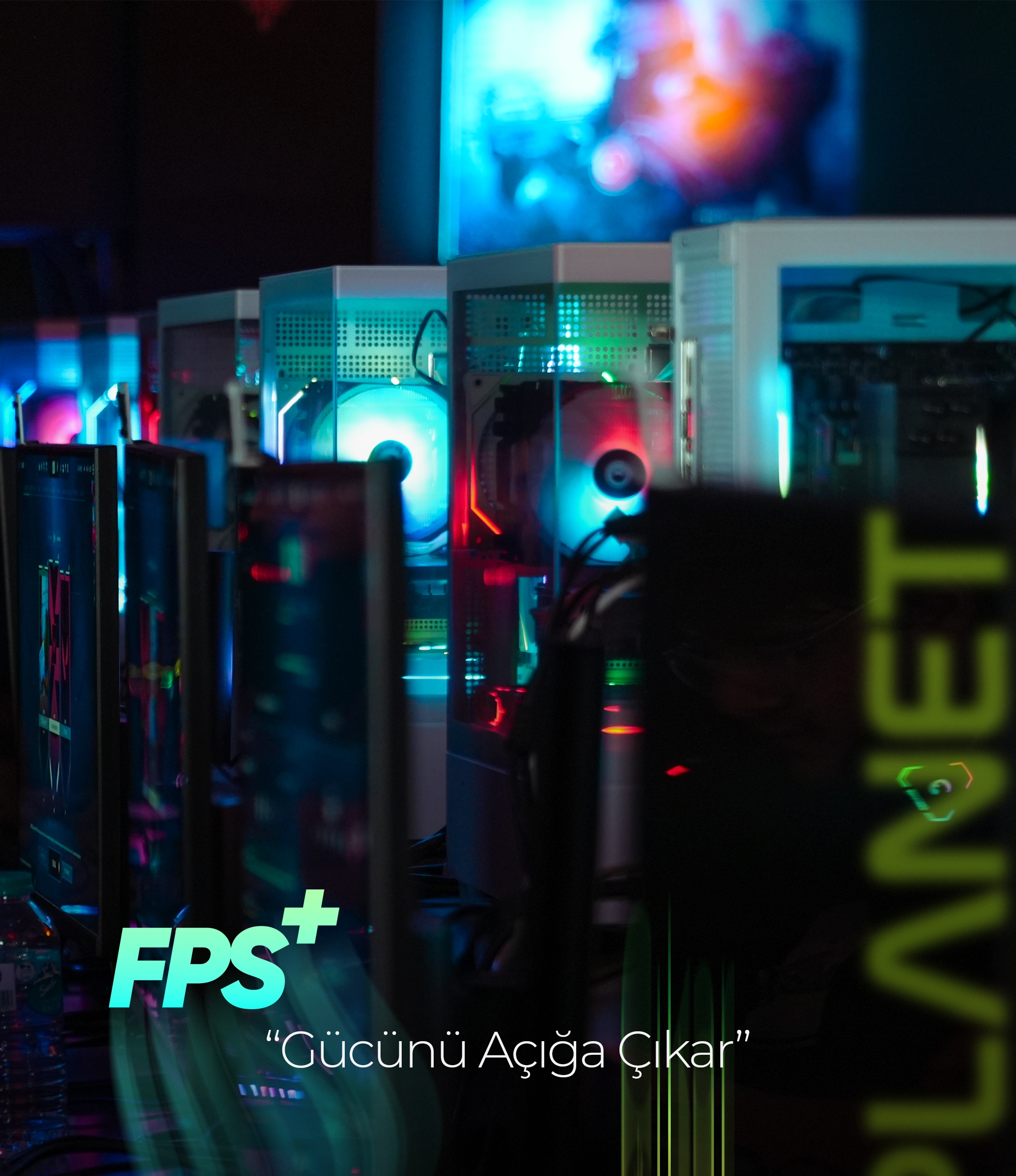 Planet Espor gaming merkezi iç mekan — Gaziantep espor salonu